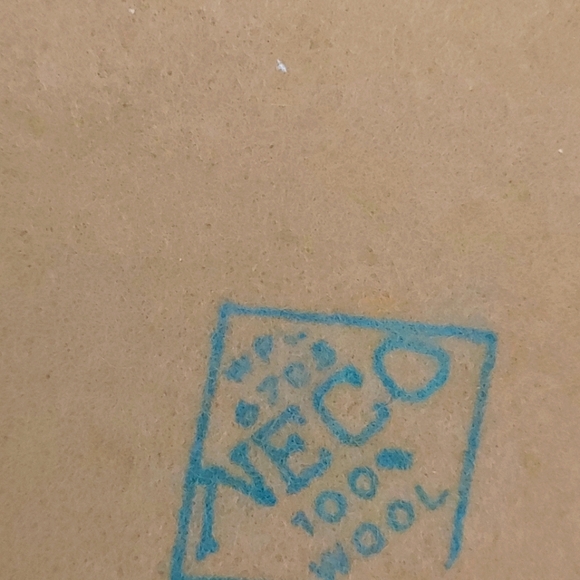 Hepburn Brim Hat, 1930's Brim Hat, Upturned Formal Brim Hat, Necco Wool Hat - Picture 5 of 5